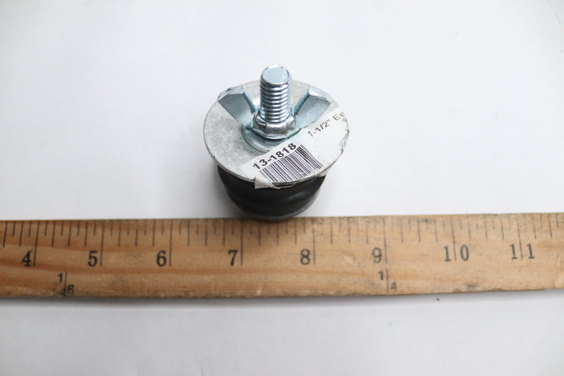 Lasco Economy Rubber Test Plug w/ Easy Grip Wing Nut 1-1/2" 13-1818