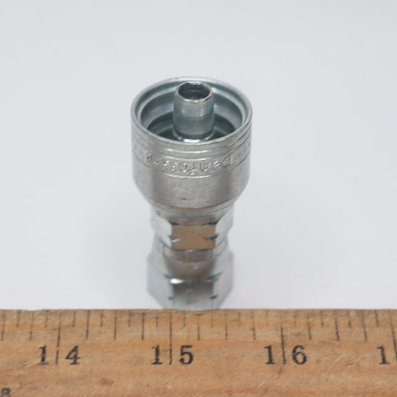 Danfoss Female Face Seal Swivel Straight Hose Crimp End 3/4" x 3/4"