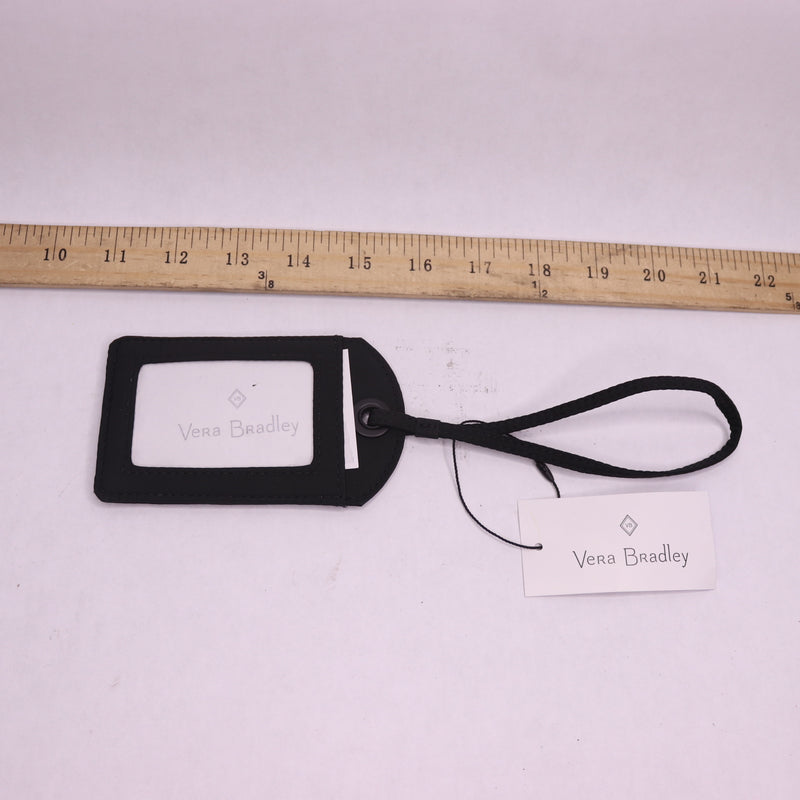 Vera Bradley Ultralight Luggage ID Tag Microfiber Black 27489-481
