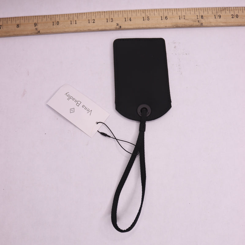 Vera Bradley Ultralight Luggage ID Tag Microfiber Black 27489-481