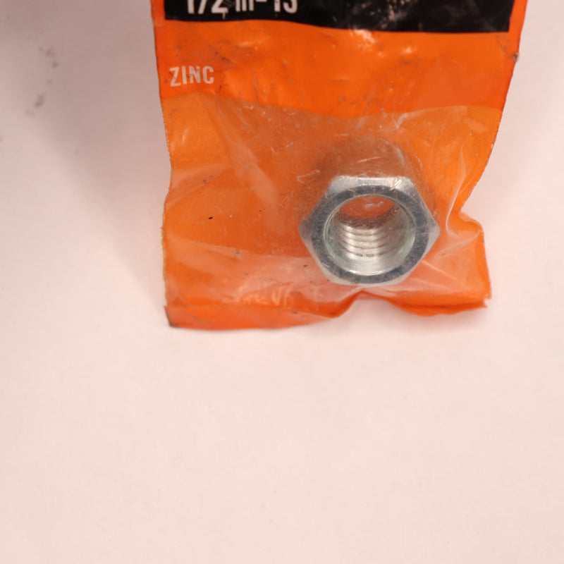 Everbilt Nylon Lock Nut Zinc Plated 1/2"-13 320693