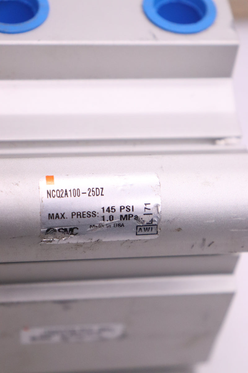 SMC Corporation Compact Cylinder 25mm Stroke NCQ2A100-25DZ