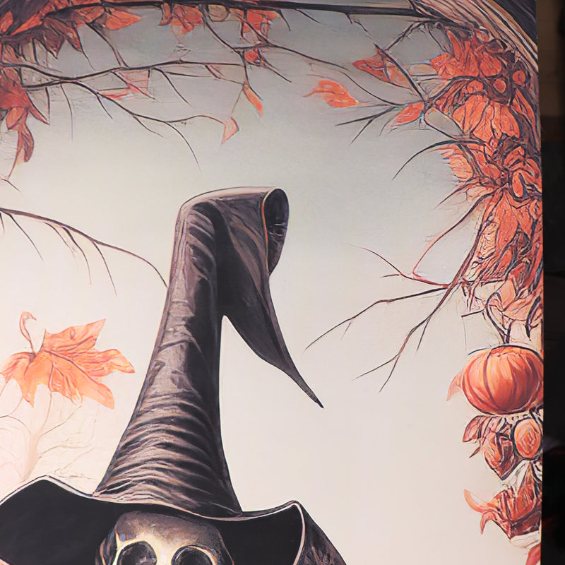 Halloween Skeleton And Pumpkin Decor 15.8" x 47.2"