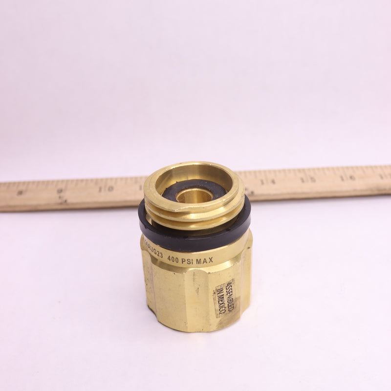 Fisher Filler Hose Adaptor Brass 400 Psi 1-3/4" M570