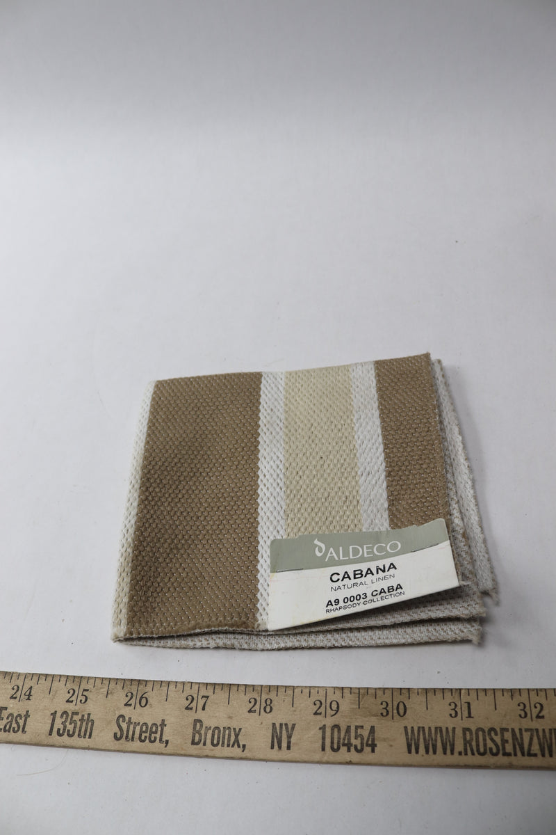 Aldeco Cabana Natural Linen Fabric A9 0003CABA - Sample