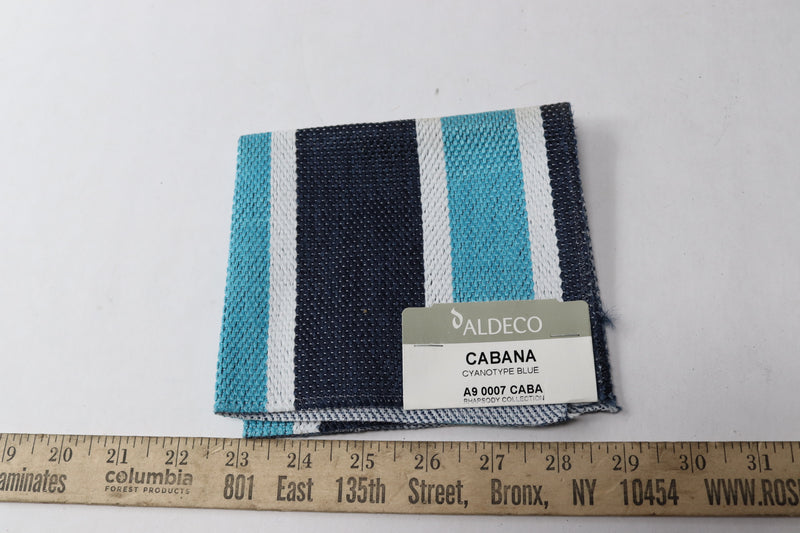 Aldeco A9 0007CABA Cabana Fabric Cyanotype Blue - Sample