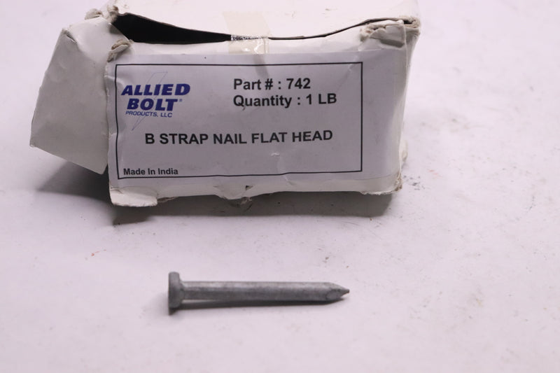 Allied Bolt B Strap Nail Flat Head 1 Lbs 742