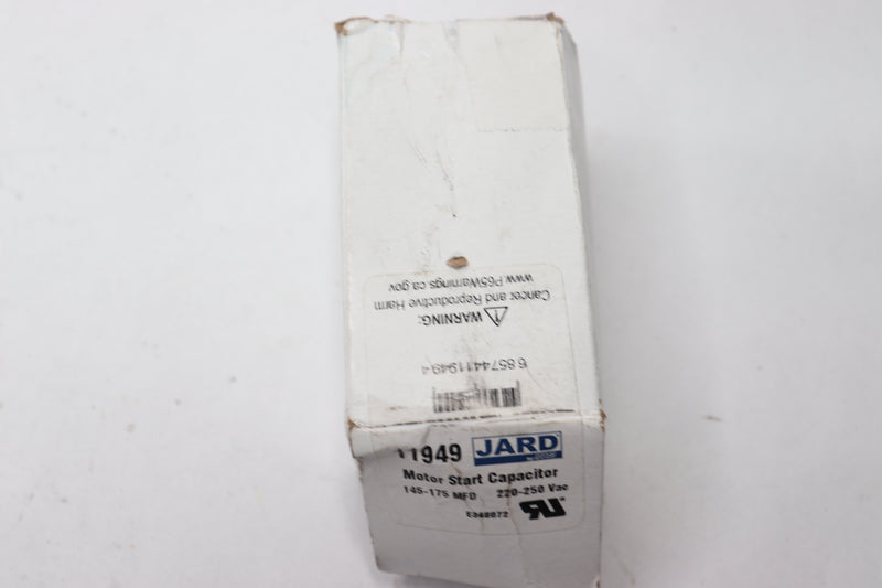 Jard Motor Start Capacitor 220 - 250VAC Black 11949
