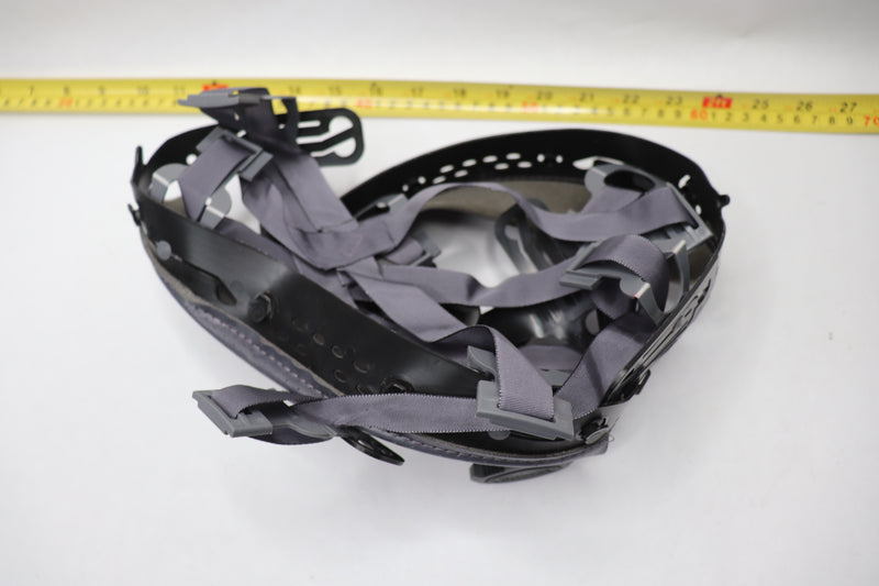 MSA Full Brim Hard Hat Harness Gray - Incomplete - Harness  Only