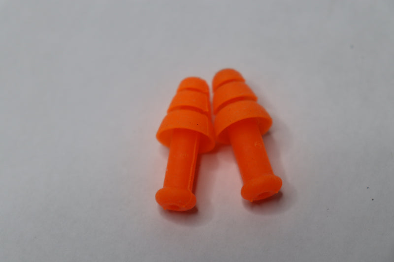 (Pair) Honeywell SmartFit Corded Reusable Shooting Earplugs Orange/Blue R-01520