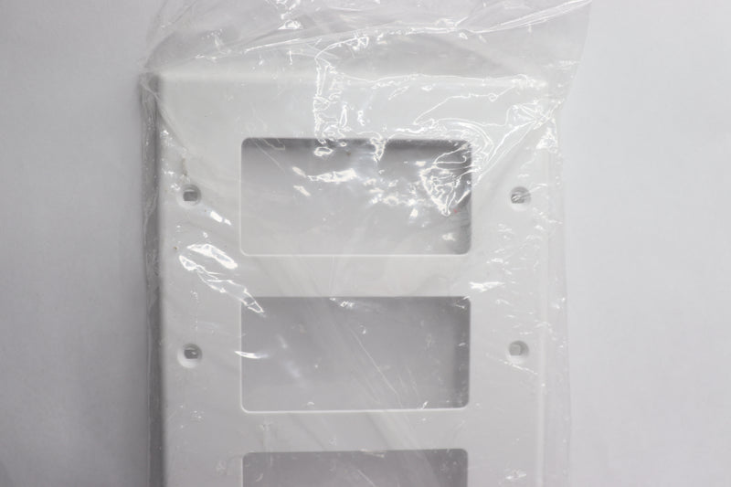 Bryant Wall Plate 5-Gang 5 Decorator White P265W