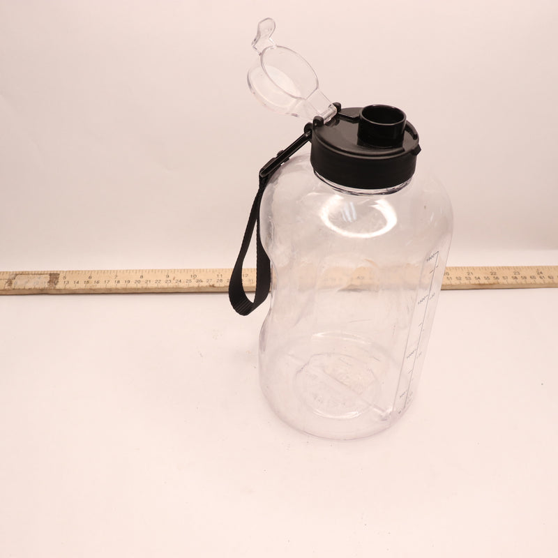 H&M Water Bottle Black/Transparent 74 fl oz 1793147906001