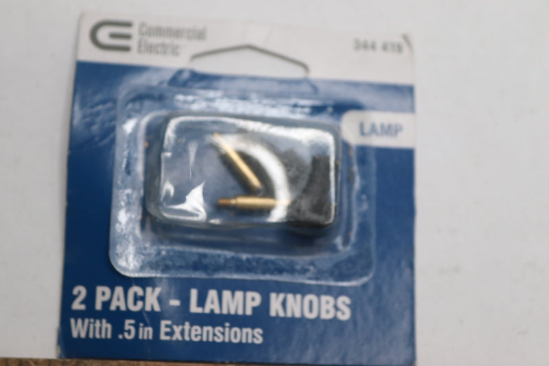 (2-Pk) Commercial Electric Lamp Knobs 344 419