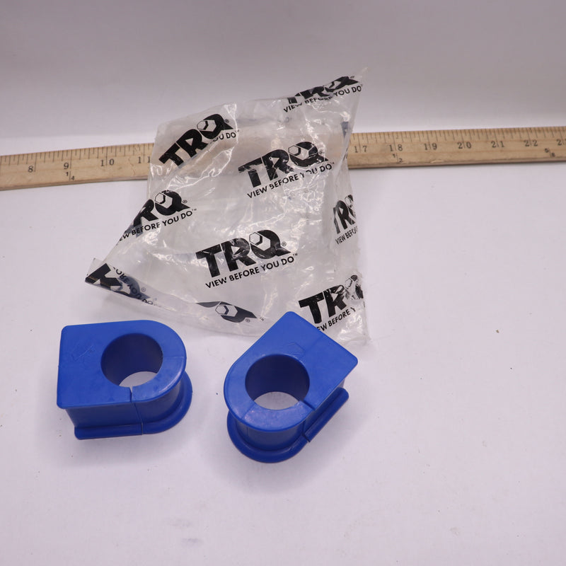 (2-Pk) TRQ Left / Right Hand Stabilizer Sway Bar Bushing Set Blue PSA87884