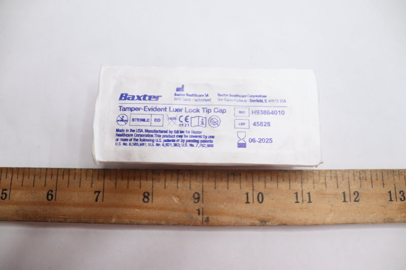 (100-Pk) Baxter Healthcare Tamper Evident and Resistant Caps H9386401