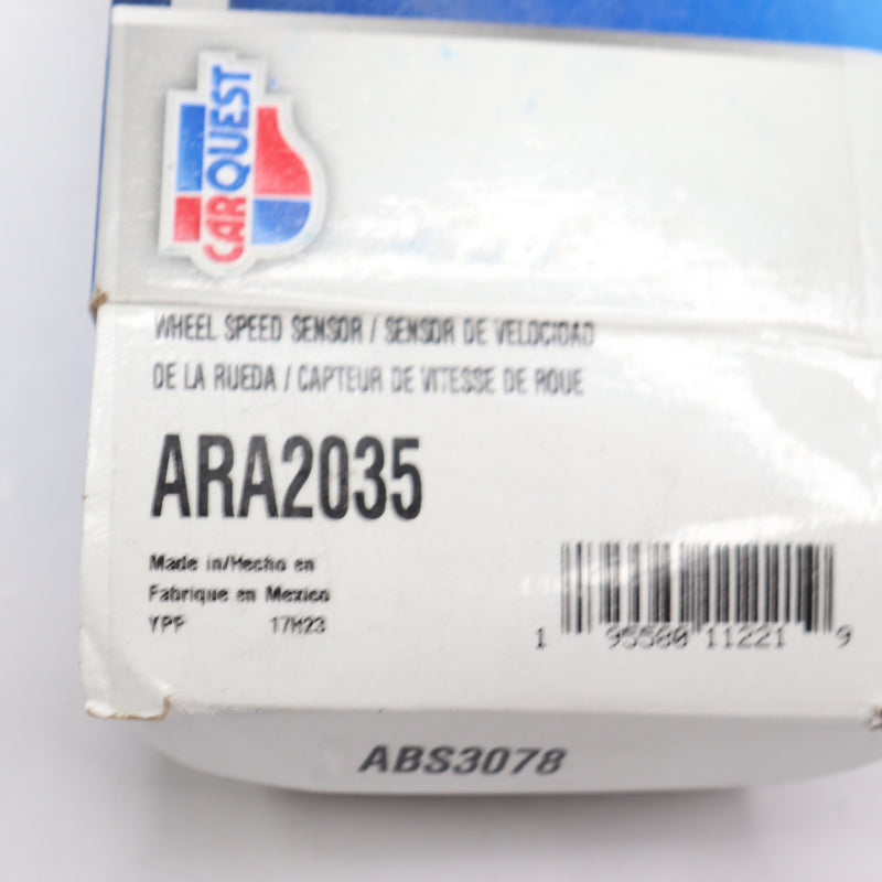 Carquest Wheel Speed Sensor ABS ARA2035