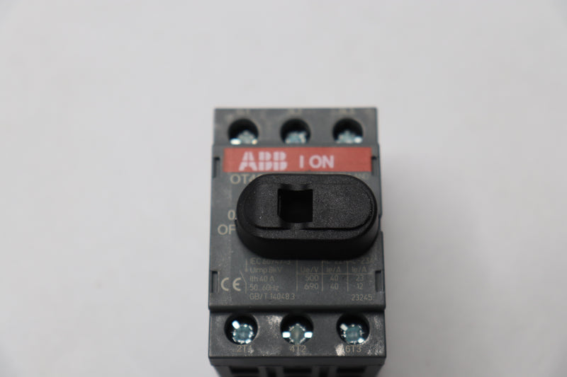 ABB Main Power Disconnector Plastic 750 Volts 1SCA104902R1001