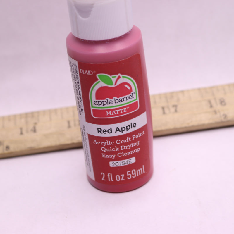 Apple Barrel Acrylic Paint Red Apple Matte 2 Ounce 20784E