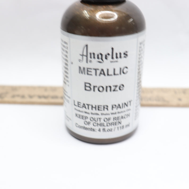 Angelus Leather Paint Metallic Bronze 4 oz 732-04-142