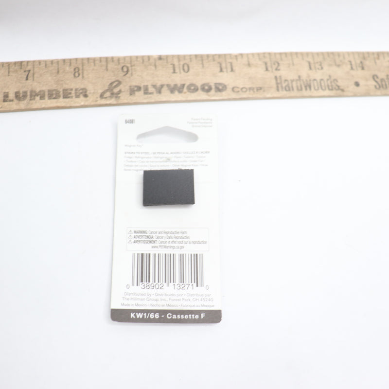 Hillman Key Blank Novelty Convenience Key Uncut Magnetic Blue 84081