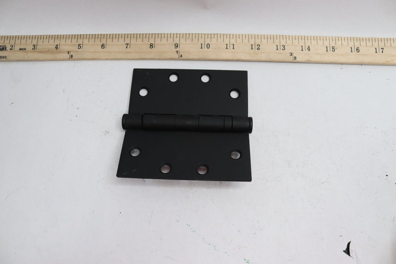 Hager Flat Black Hinge 4.5" x 4.5" 010293