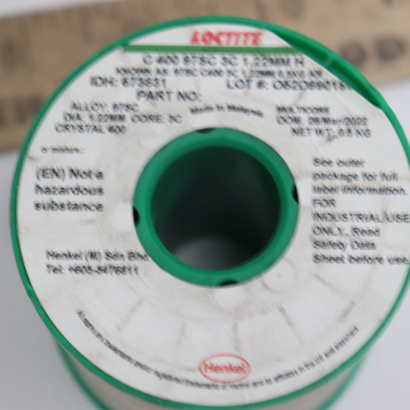 Loctite Multicore Wire Solder Lead Free 1lb Spool 16AWG 18SWG 1.22mm 673831
