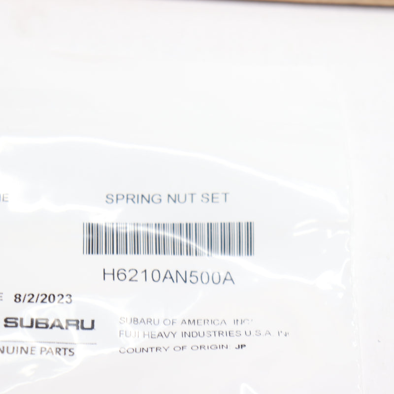 (6-Pk) Spring Nut H6210AN500A