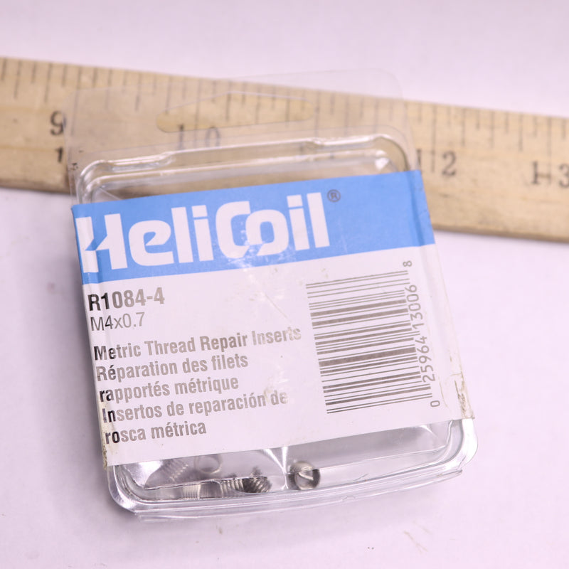 (12-Pk) Helicoil Inserts Metric Threads M4 x 0.7 R1084-4
