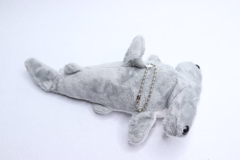Cute Plush Hammerhead Shark Toy Soft Stuffed Animal Key Chain 18cm