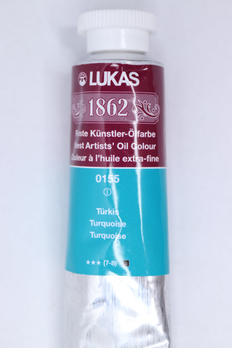 Lukas Art Paint Oil-Based Turquoise 37mL 0155