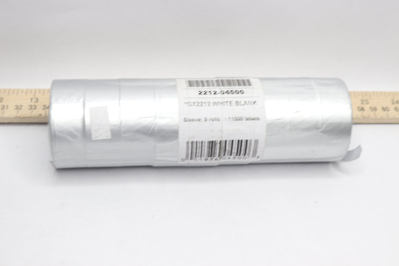(11000-Pk) Garvey Blank Label 9 Roll Sleeve White 2212-04500