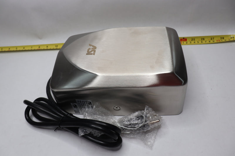 ASI Automatic High Speed Hand Dryer 120V Satin Stainless Steel 0192-1-93
