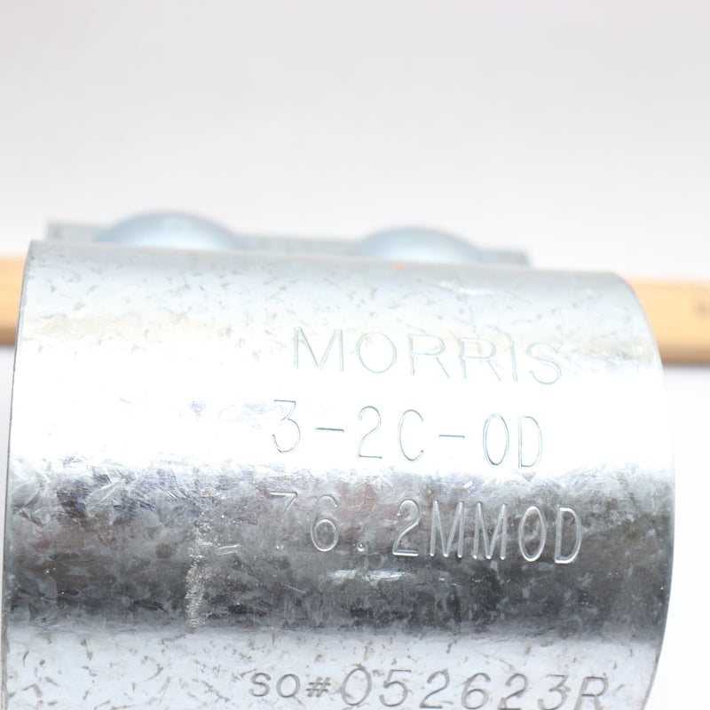 Morris Compression Coupling 3" Pipe x 3 1/2" OD x 4" Length 3-2C-0D