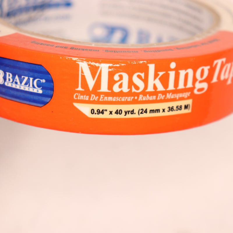 Bazic Products General Purpose Masking Tape 0.94" x 40 Yards 951