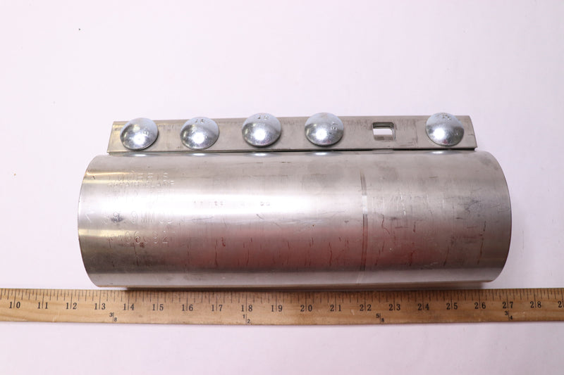 Morris Low-Pressure Pipe Repair Clamp for Water 6 Bolt 3" x 12" x 88.9mm OD