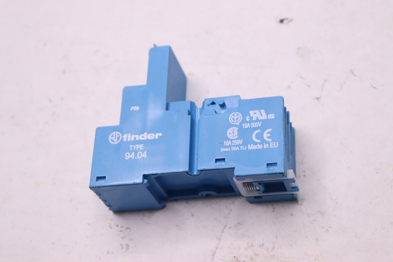 Finder Relay Socket DIN Rail Panel Screw 14 Pins 94 Series 10A 250V M1327