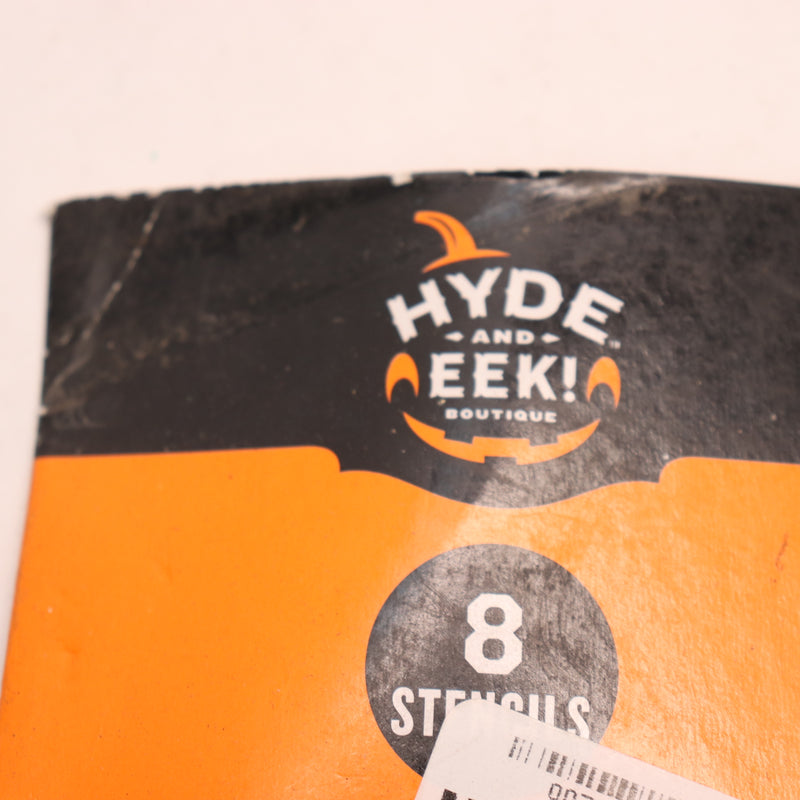 Hyde And Eek Boutique 8 Stencils & 4 Tools Pumpkin Carving Set 240434273R02