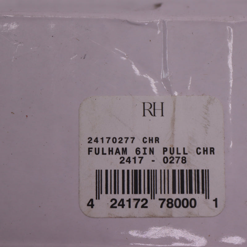 RH Fulham Pull Polished Chrome 6" 24170277