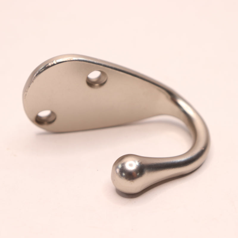 Everbilt Single Robe Hook Satin Nickel 486151