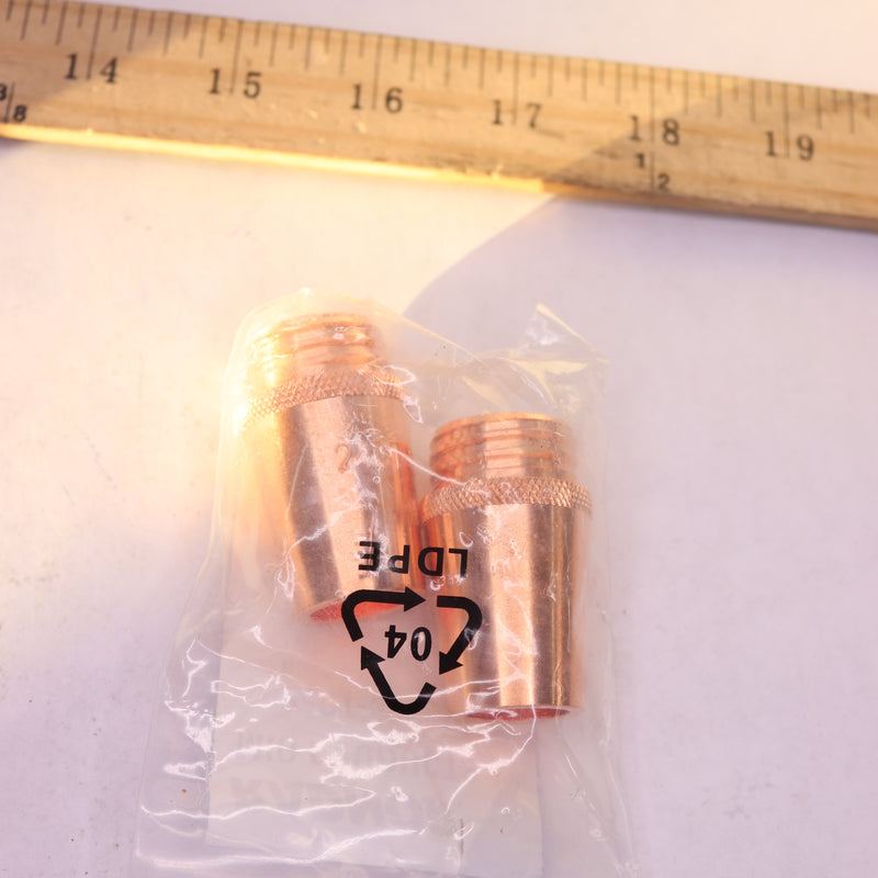 (2-Pk) Coarse Threaded Nozzle Copper 5/8" Bore Dia. 64002716