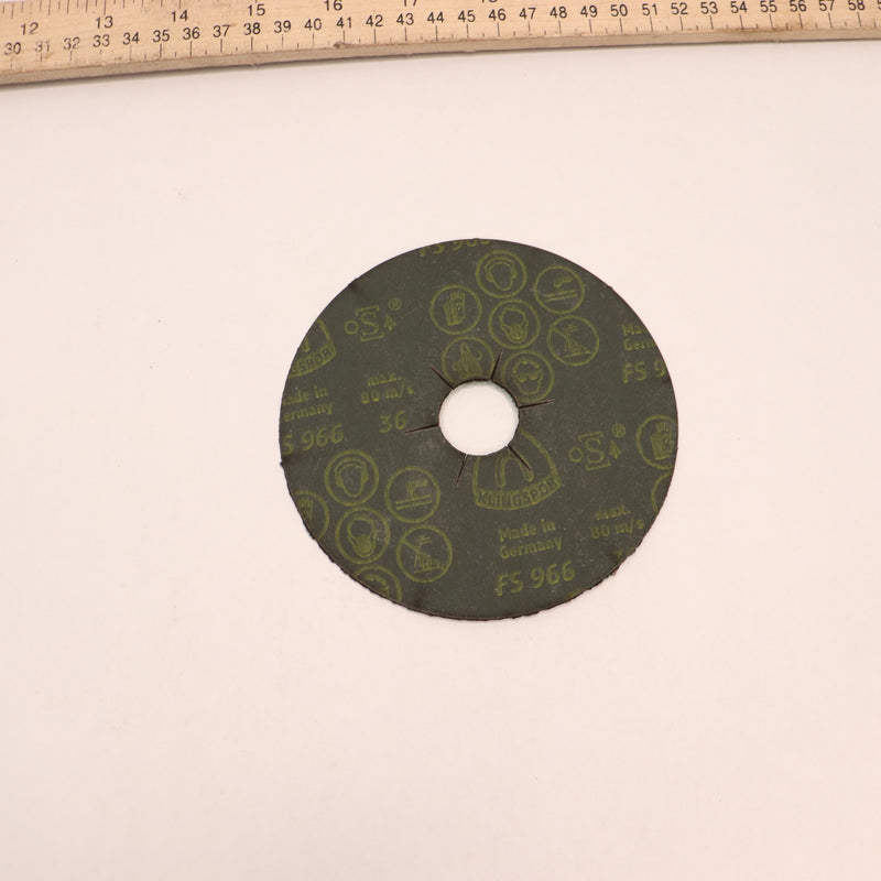Klingspor Fiber Disc Ceramic 36-Grit 115mm x 22mm 316490