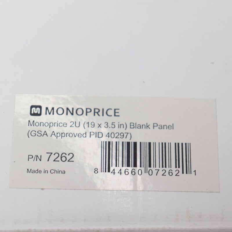Monoprice Blank Panel 3.5" H X 19"W 7262