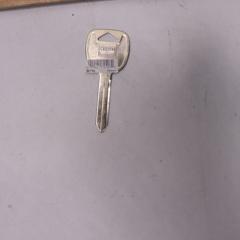 (10-PK) HY-KO Key Blank for Automobile Nickel Brass 2.685"L 1.14"W 11010B102