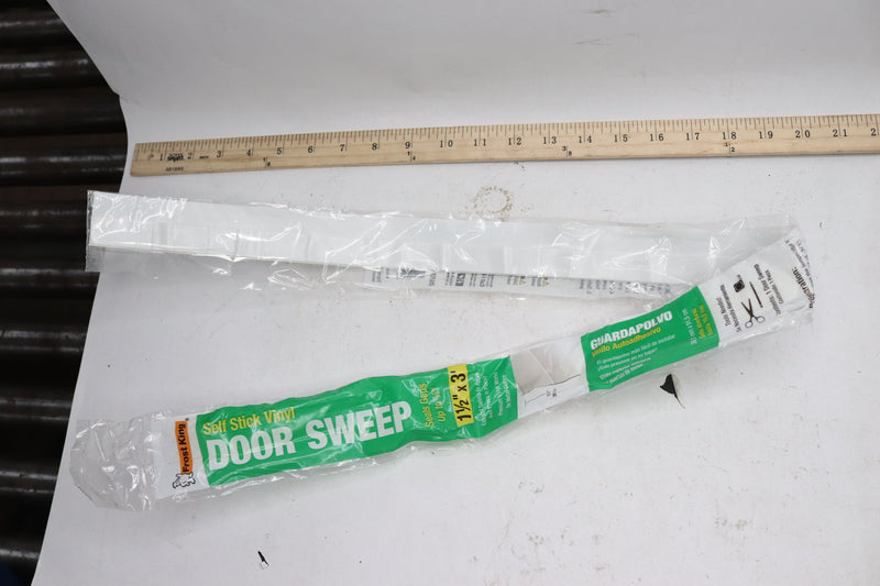 Frost King Self Stick Door Sweep White 1-1/2" x 3' DS101W