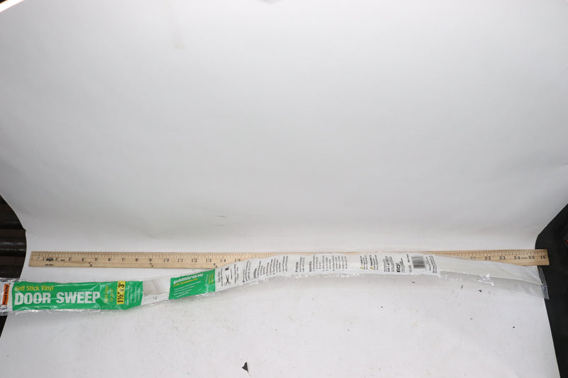 Frost King Self Stick Door Sweep White 1-1/2" x 3' DS101W