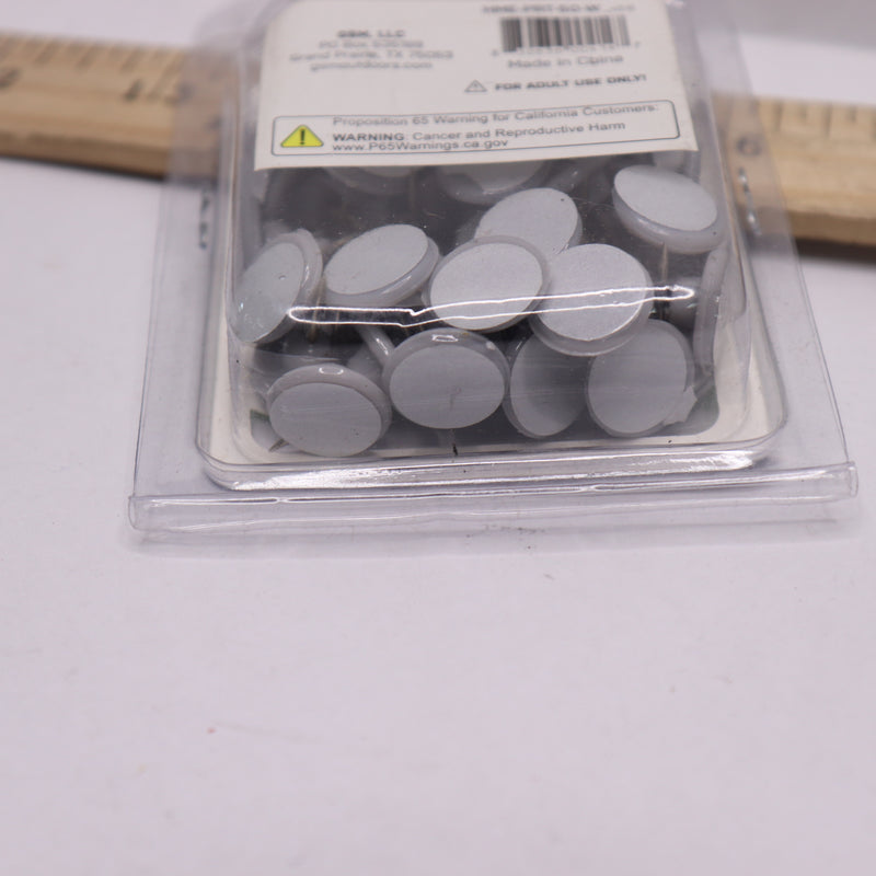 (50-Pk) HME Products Reflective Tack Plastic White 1" x 1" x 1" HME PRT-50-W