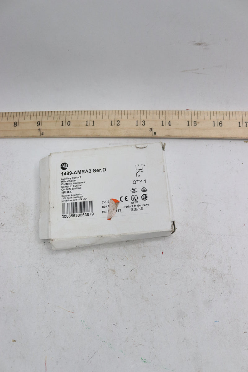 Allen Bradley Auxiliary Contact, Right Side Mount 1489-AMRA3