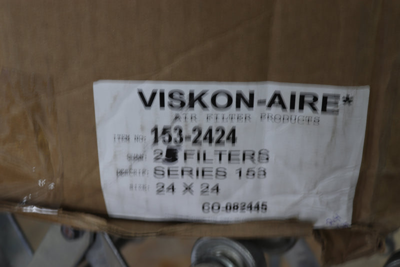 Viscon-Aire Two-Poly Filter MERV 8 Series 153 24" x 24"
