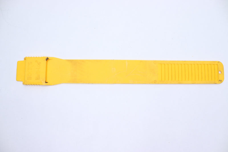 Bock's Multi-Loc Leg Band Flexible Plastic Yellow 1-1/2" x 13-1/2"