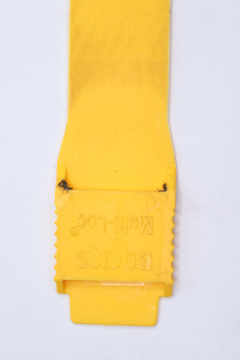 Bock's Multi-Loc Leg Band Flexible Plastic Yellow 1-1/2" x 13-1/2"